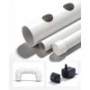 Hydroponics Growing System Kit, 3-Tier 108 Sites UPVC Pipe Hydroponic Grow Kit with Timed Irrigation, Thickened Hydroponic Pipes