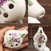 Alto C Ocarina Musical Instrument Ocarina 6 Hole Ocarina for Beginner, Bamboo